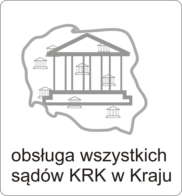 obsługa wszystkich sądów KRK w kraju